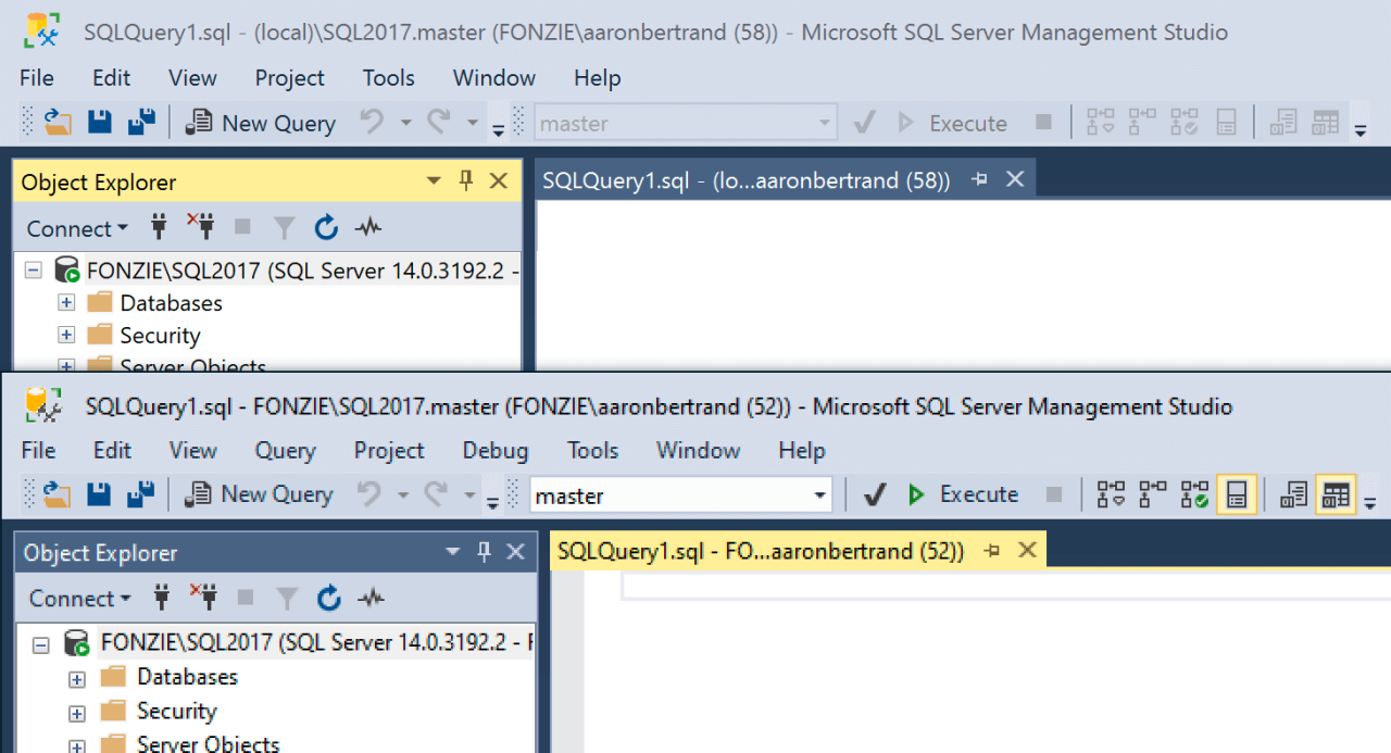 Microsoft sql server management studio 18