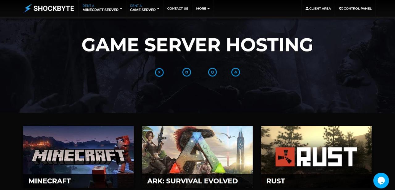 Game server hosting