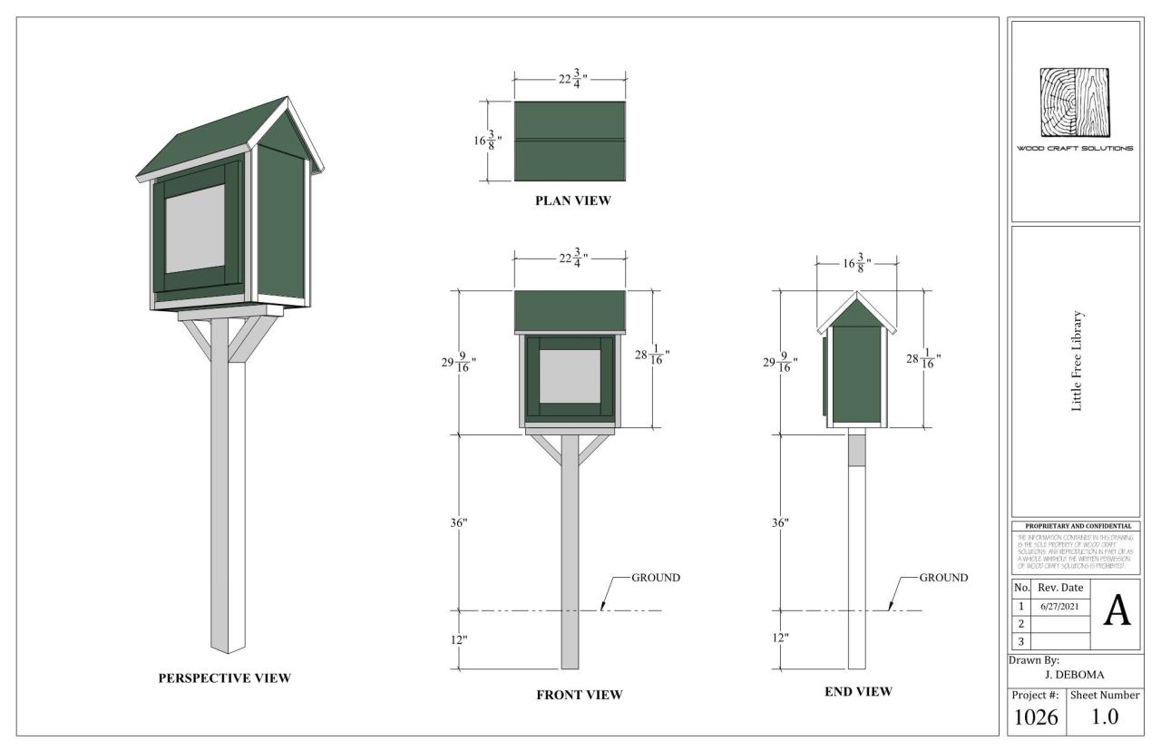 Little free library plans