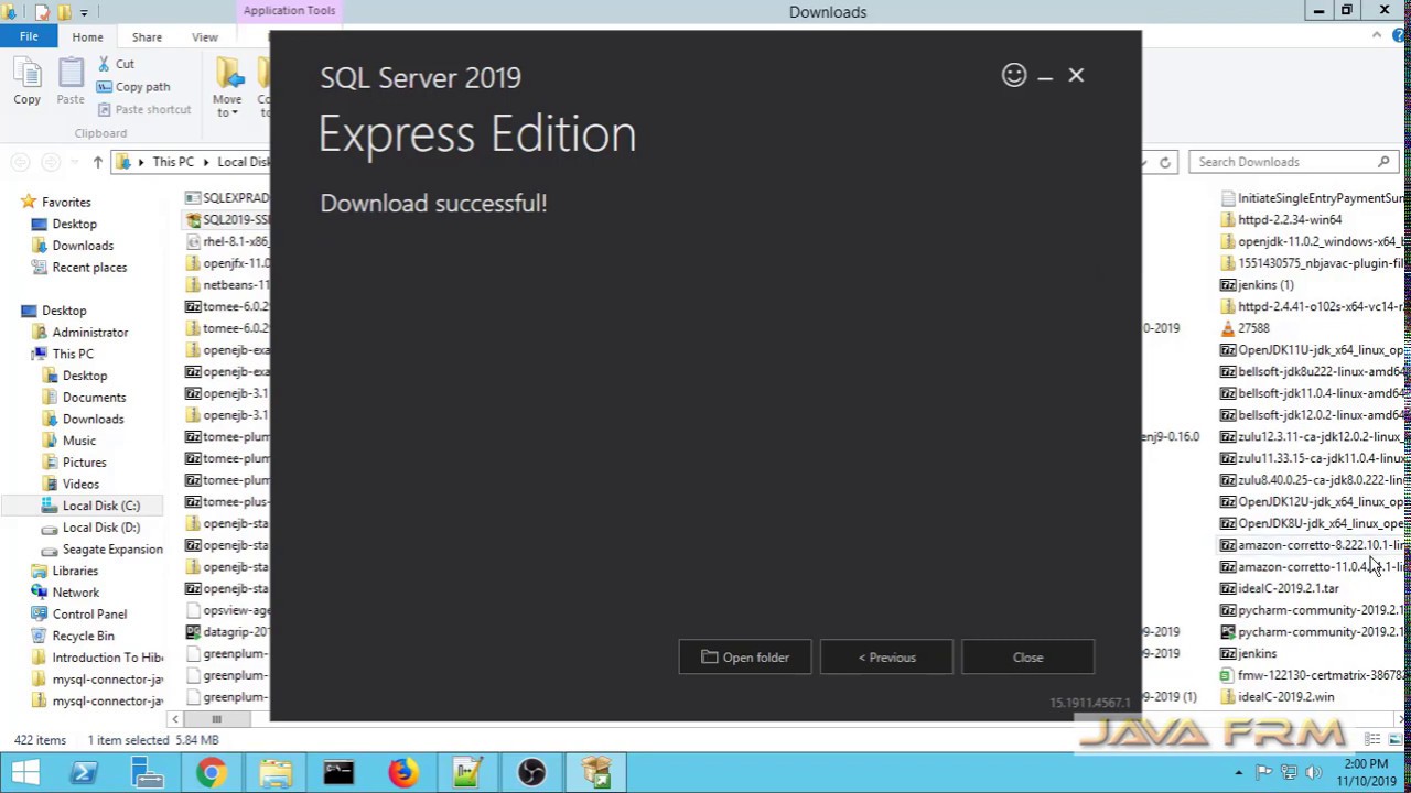 Sql server express microsoft edition file setup