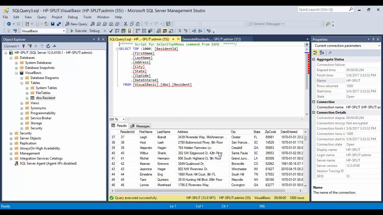 Sql management studio 2019