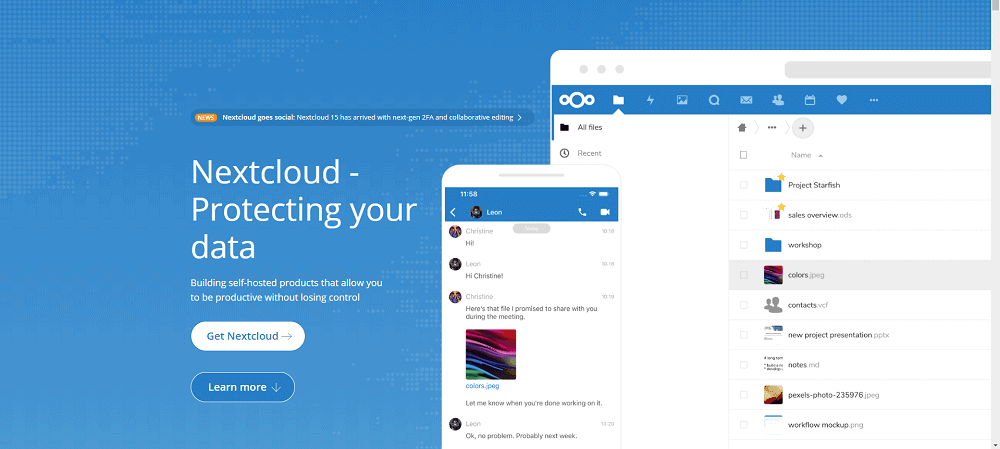 Nextcloud webhosting inetsolutions ss2