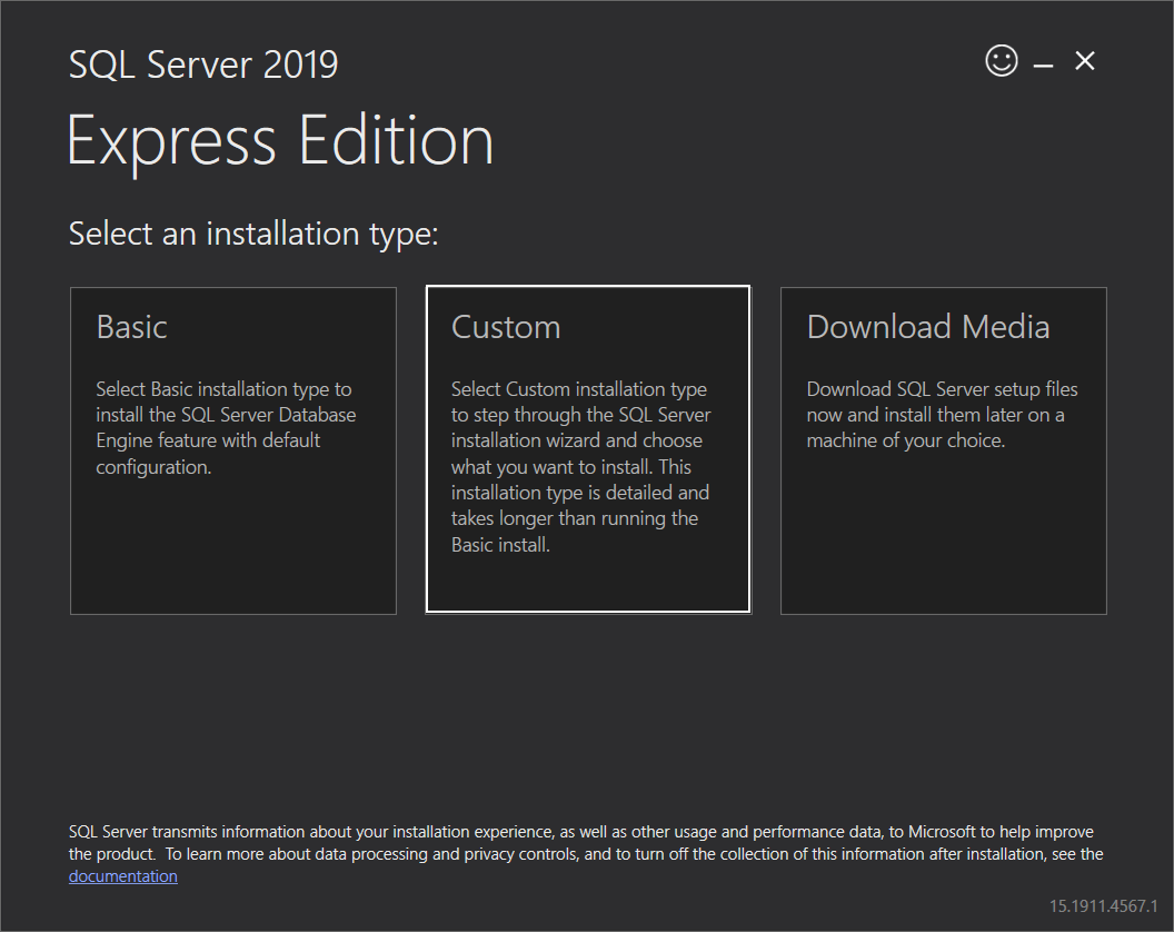 Microsoft sql server express